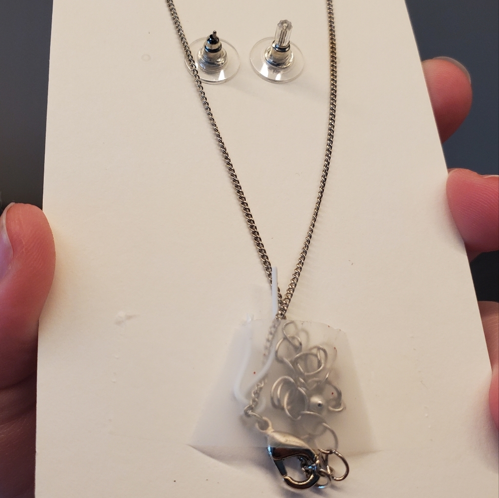 Lane Bryant Necklace & Earring Set. - Picture 4 of 4